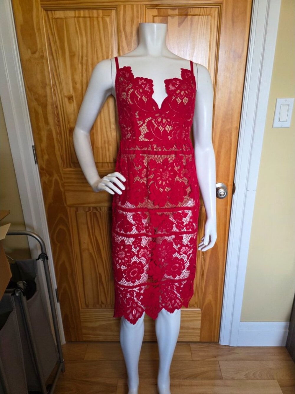 💙 18. For Love And Lemons Size M Gianna Midi Dress